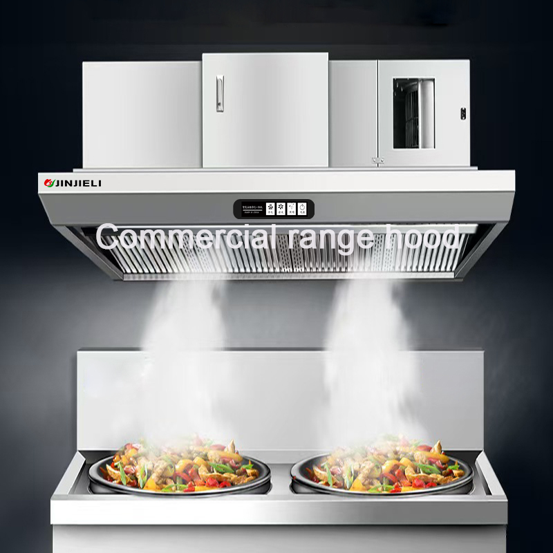 Range Commercial Kitchen - ISO9001 Certified Cooking Smart Range Hood