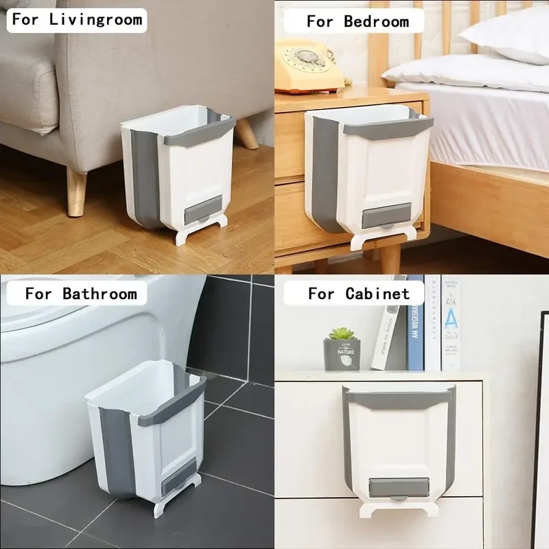 Wall‑Mounted Slim Collapsible  - Commercial Kitchen Bin recension och pris
