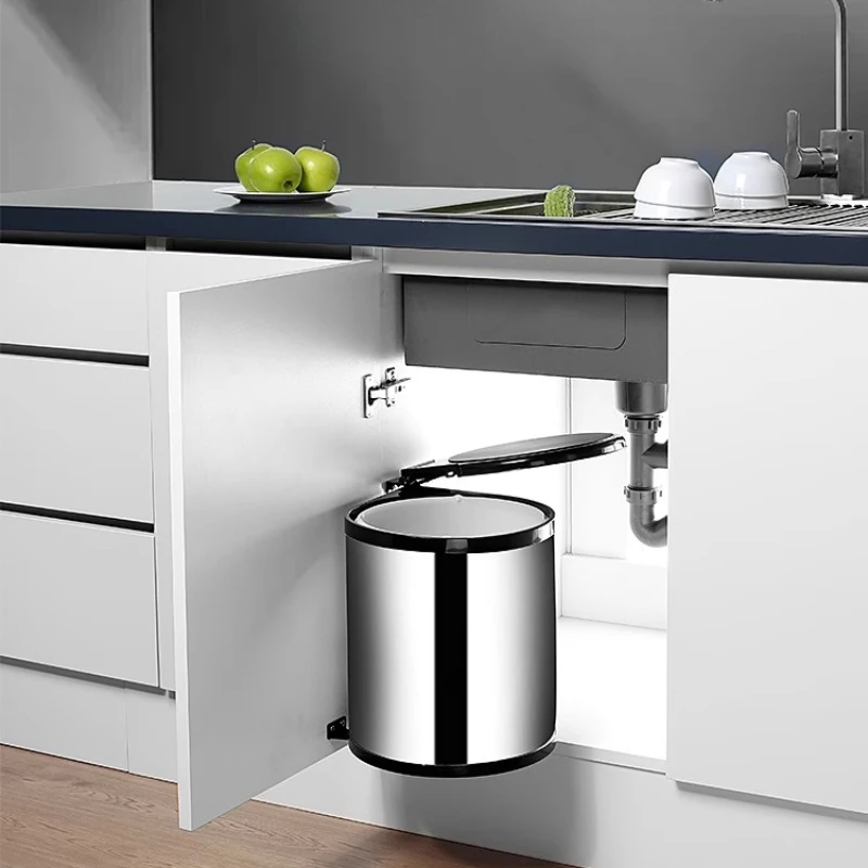 Premium Pull-Out Cabinet Trash - Commercial Kitchen Bin recension och pris