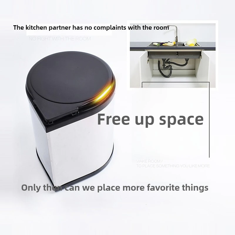 Premium Pull-Out Cabinet Trash - Commercial Kitchen Bin recension och pris