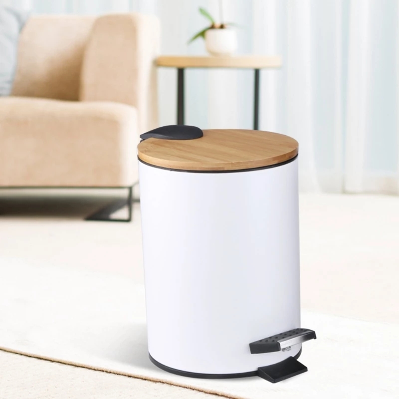 3/5L Wooden Flip Step Trash Ca - Commercial Kitchen Bin recension och pris