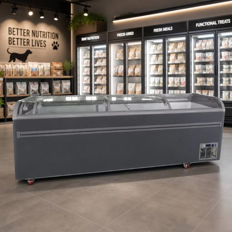 Glass Top Chest Freezer With R - Commercial Chest Freezer recension och pris