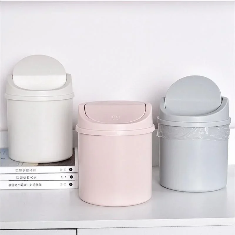 Mini Desktop Trash Can with Li - Commercial Kitchen Bin recension och pris
