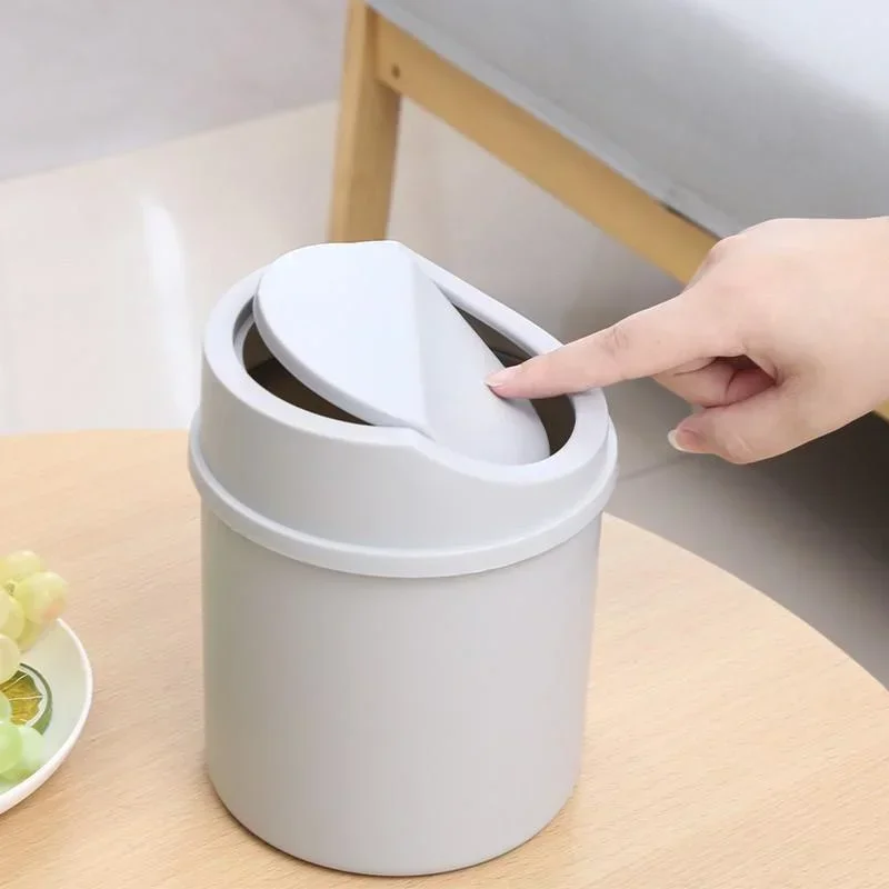 Mini Desktop Trash Can with Li - Commercial Kitchen Bin recension och pris