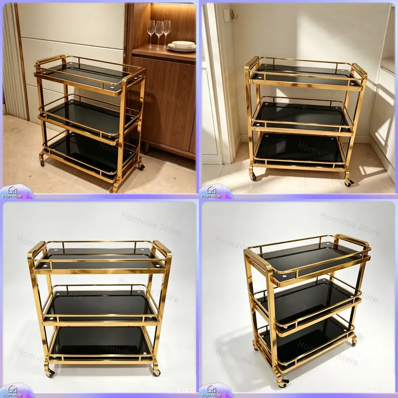 Stainless Steel 3 Tier Rolling - Commercial Kitchen And Bar recension och pris