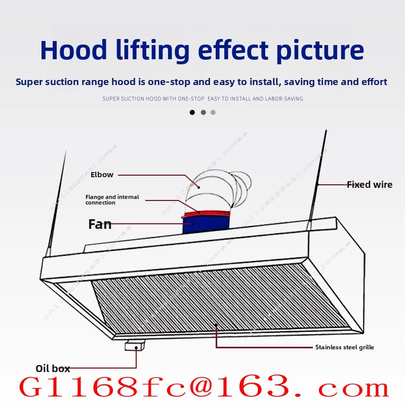 Stainless Steel Exhaust Hood f - Commercial Kitchen Hoods recension och pris