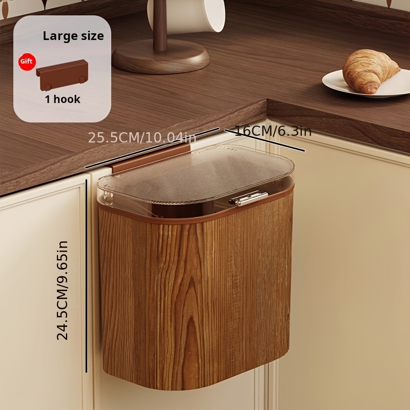 Punch Free Wood Grain Hanging  - Commercial Kitchen Bin recension och pris